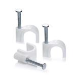 United Cable Clips PVC Round 4 mm Box 100