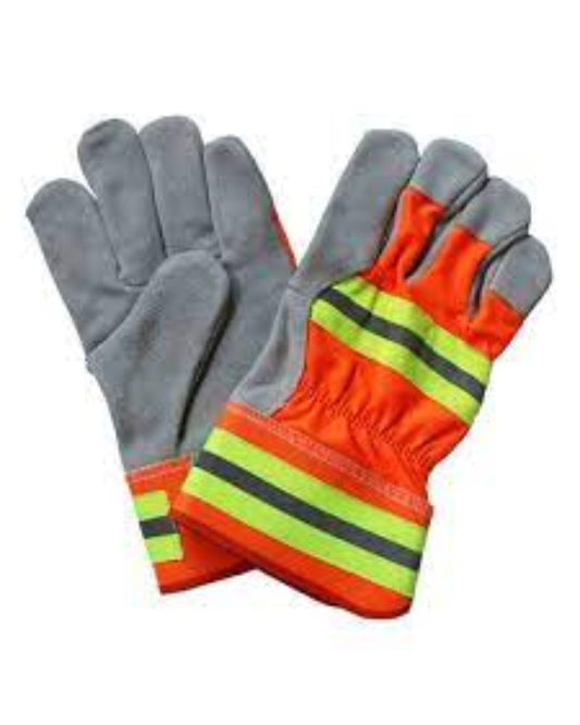 PIONEER Leather Durable Rigger - Hi - vision