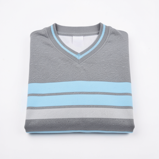 Maroon Jerseys With Sky Blue Stripes