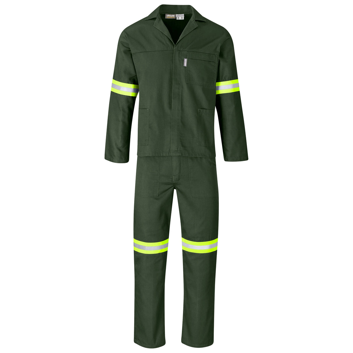 Acid Resistant Poly Cotton Conti Suit - Reflective Arm & Legs