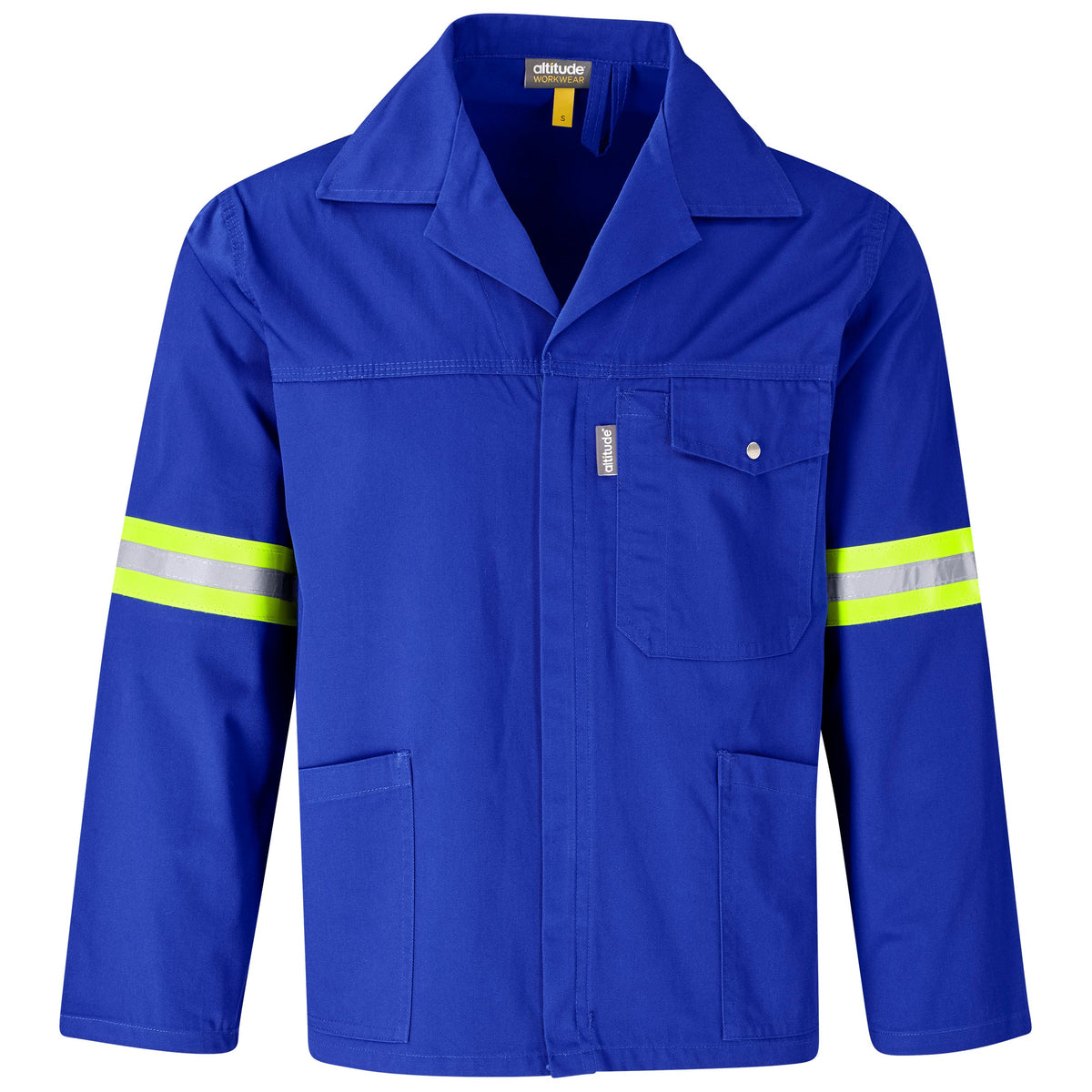 Site Premium Poly Cotton Jacket - Reflective Arms