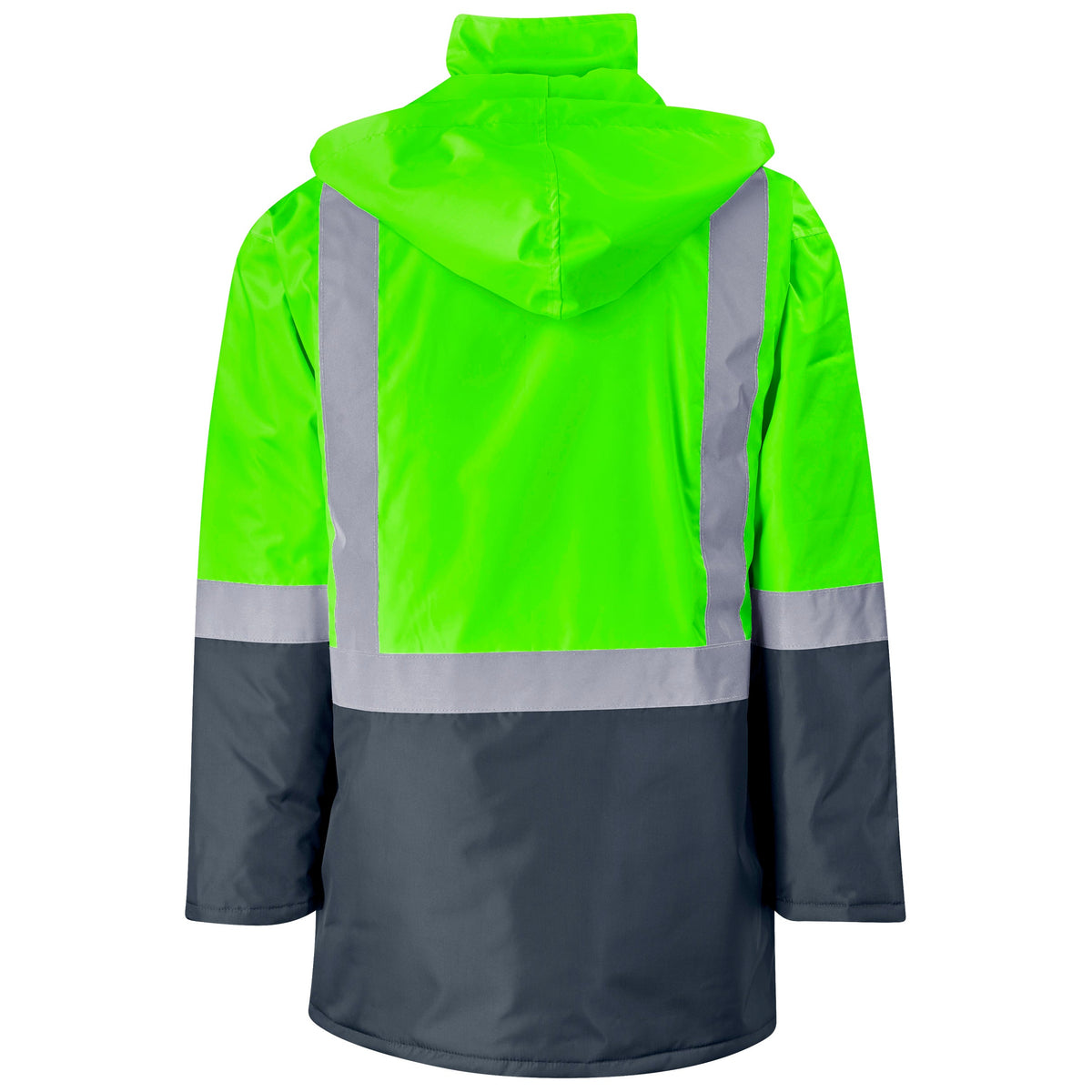 Hazard Padded Two - Tone Hi - Vis Reflective Jacket