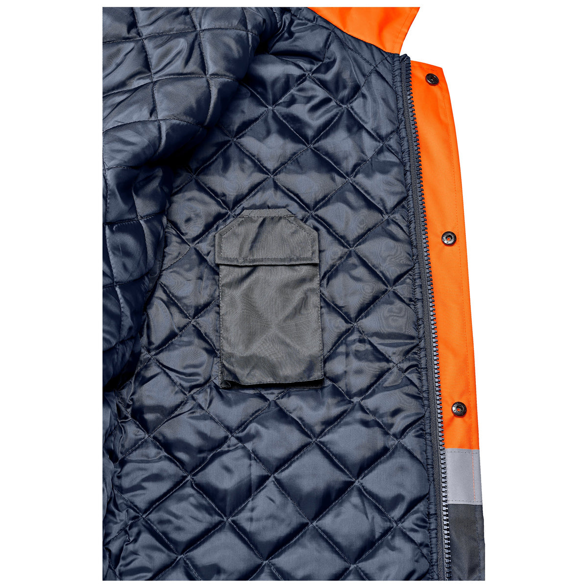 Hazard Padded Two - Tone Hi - Vis Reflective Jacket