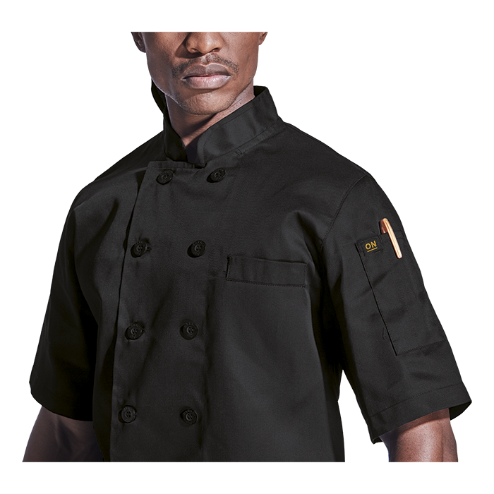 Mens Savona Short Sleeve Chef Jacket