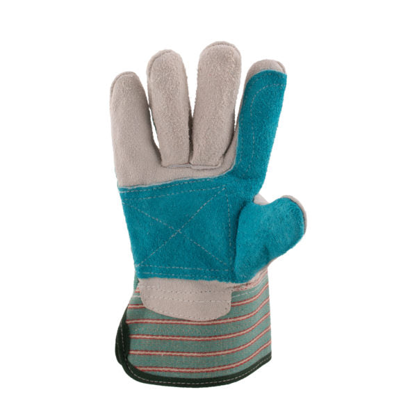 REBEL Tru Touch Leather Rigger Candy - Striped Gloves