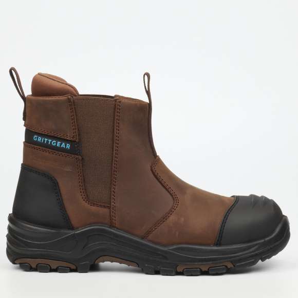 Slate - Crazy Horse Leather Safety Boot