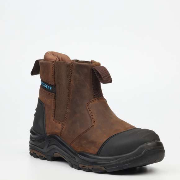 Slate - Crazy Horse Leather Safety Boot