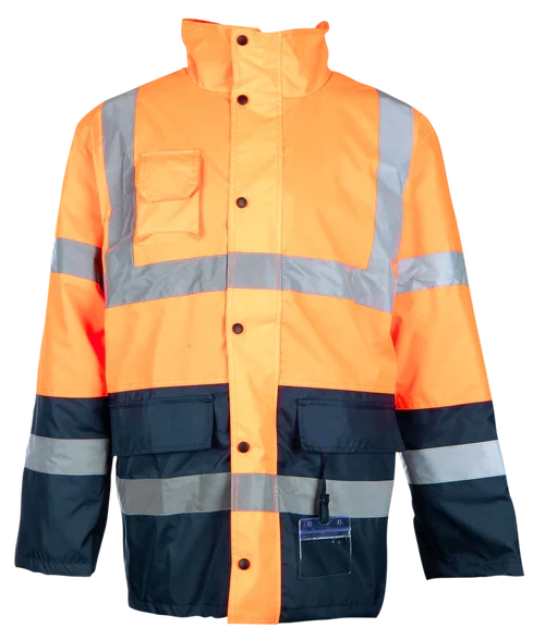 High Visibility Two Tone Freezer Traffic Jacket