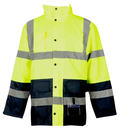 High Visibility Two Tone Freezer Traffic Jacket