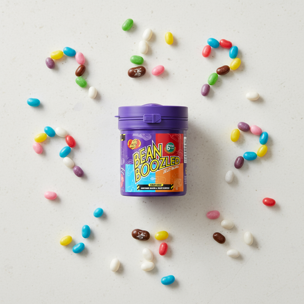 Jelly Belly BeanBoozled 6th Edition Mystery Dispenser - 99g | Weird & Wild Flavours