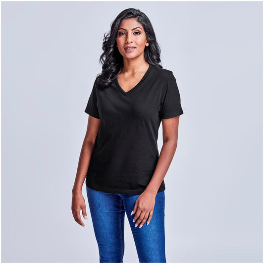 Ladies Super Club 165 V - Neck T - Shirt