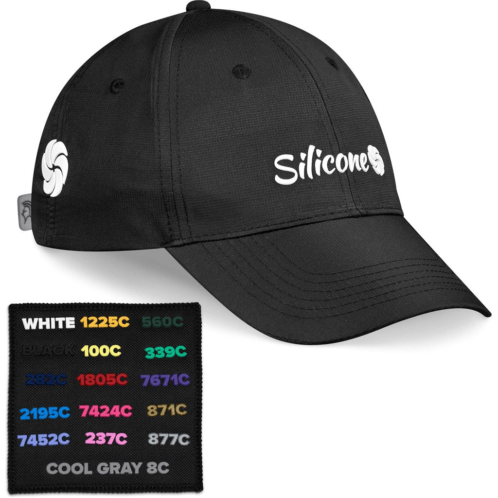 Pre - Branded Performance Cap Showcasing Silicone Branding