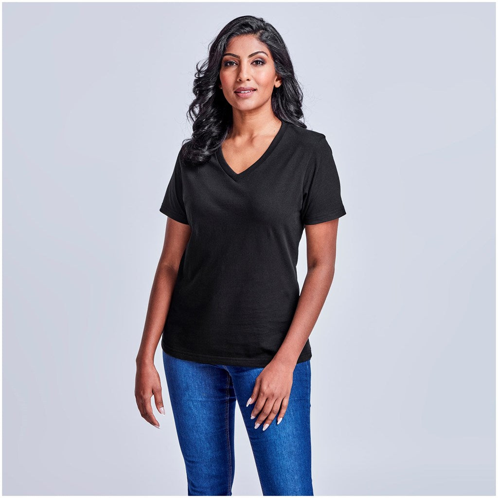 Ladies Super Club 165 V - Neck T - Shirt