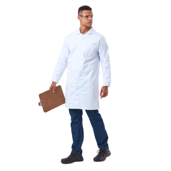 Dromex White HACCP Dust Coat