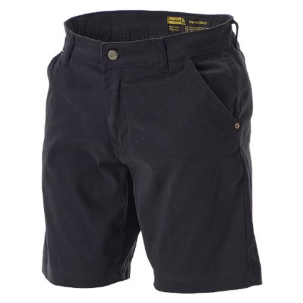 Dromex Black Stretch Chino Shorts