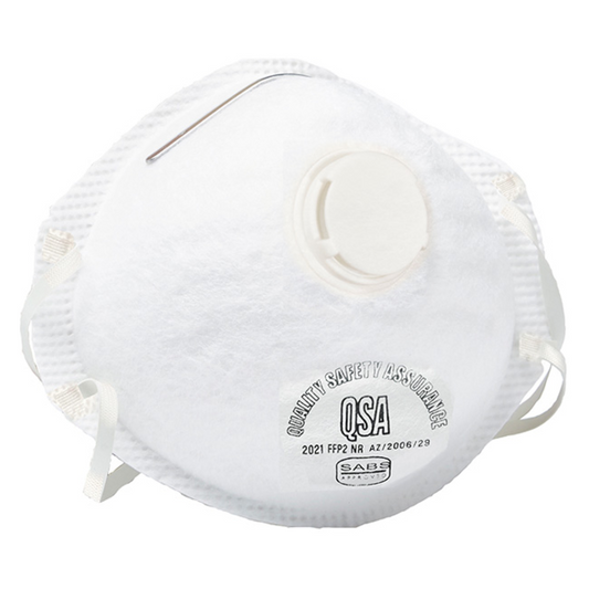Dromex QSA 2021 FFP2 Valved Disposable Face Mask 12/Box