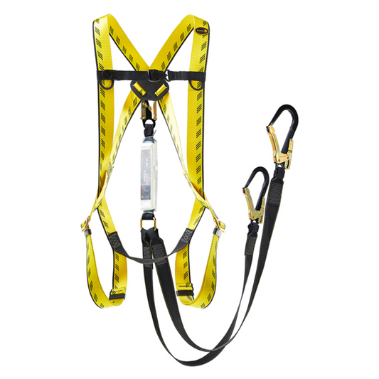 Dromex Full Body Harness with Double Scaff Hook Lanyard