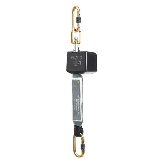 Dromex 2.5M Retractable Webbing Mini Block with Swivel