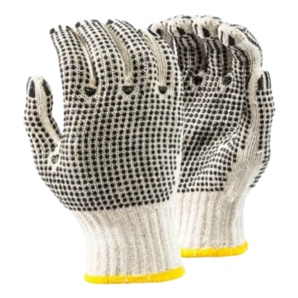 Dromex Synthetic Double Dotted Cotton Gloves