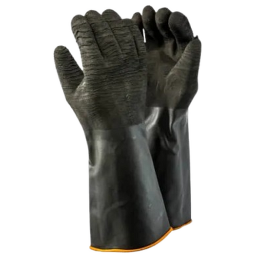 Dromex Synthetic H2 - 40 Crinkle Palm Rubber Gloves