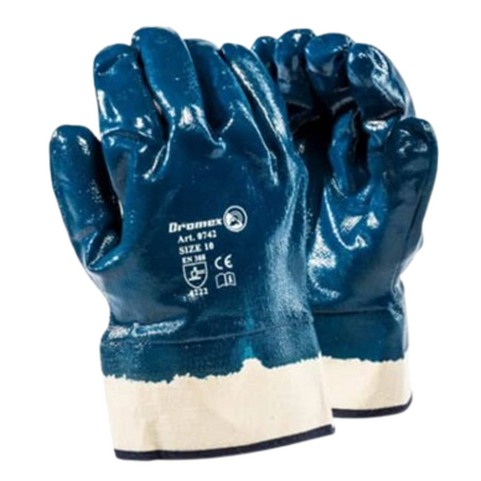 Dromex Synthetic 0742 Nitrile Coated Safety Cuff Gloves