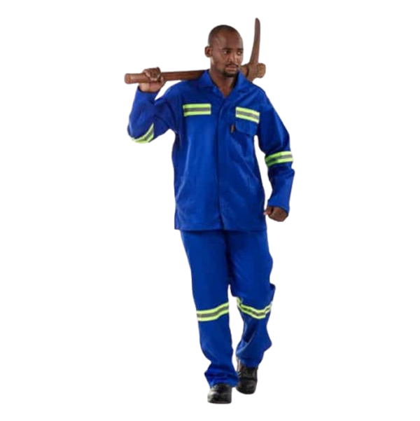 Dromex Royal Blue J54 Reflective Mining Spec Pants