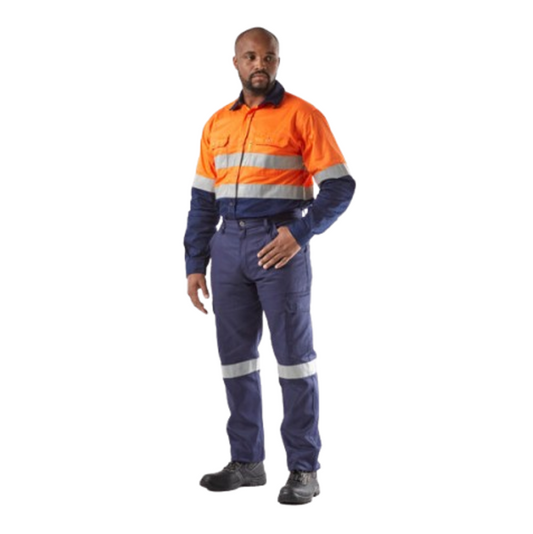 Dromex Orange Reflective Long Sleeve Shirt
