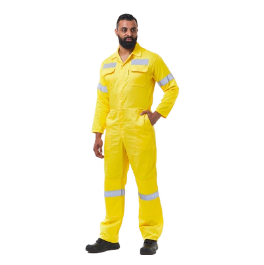 Dromex Yellow D59 Reflective Mining Boilersuit