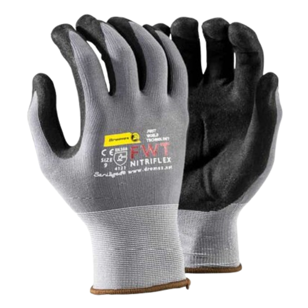 Dromex Synthetic Nitriflex Palm Coated Gloves