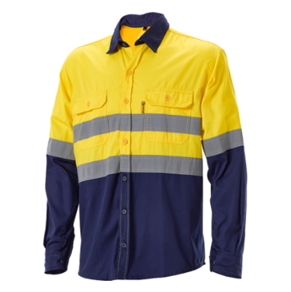 EVOTECH 65/35 Hi - Vis Shirt Yellow