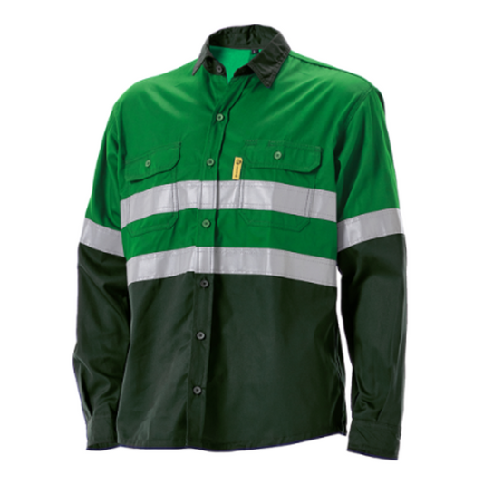 EVOTECH 65/35 Hi - Vis Shirt Green