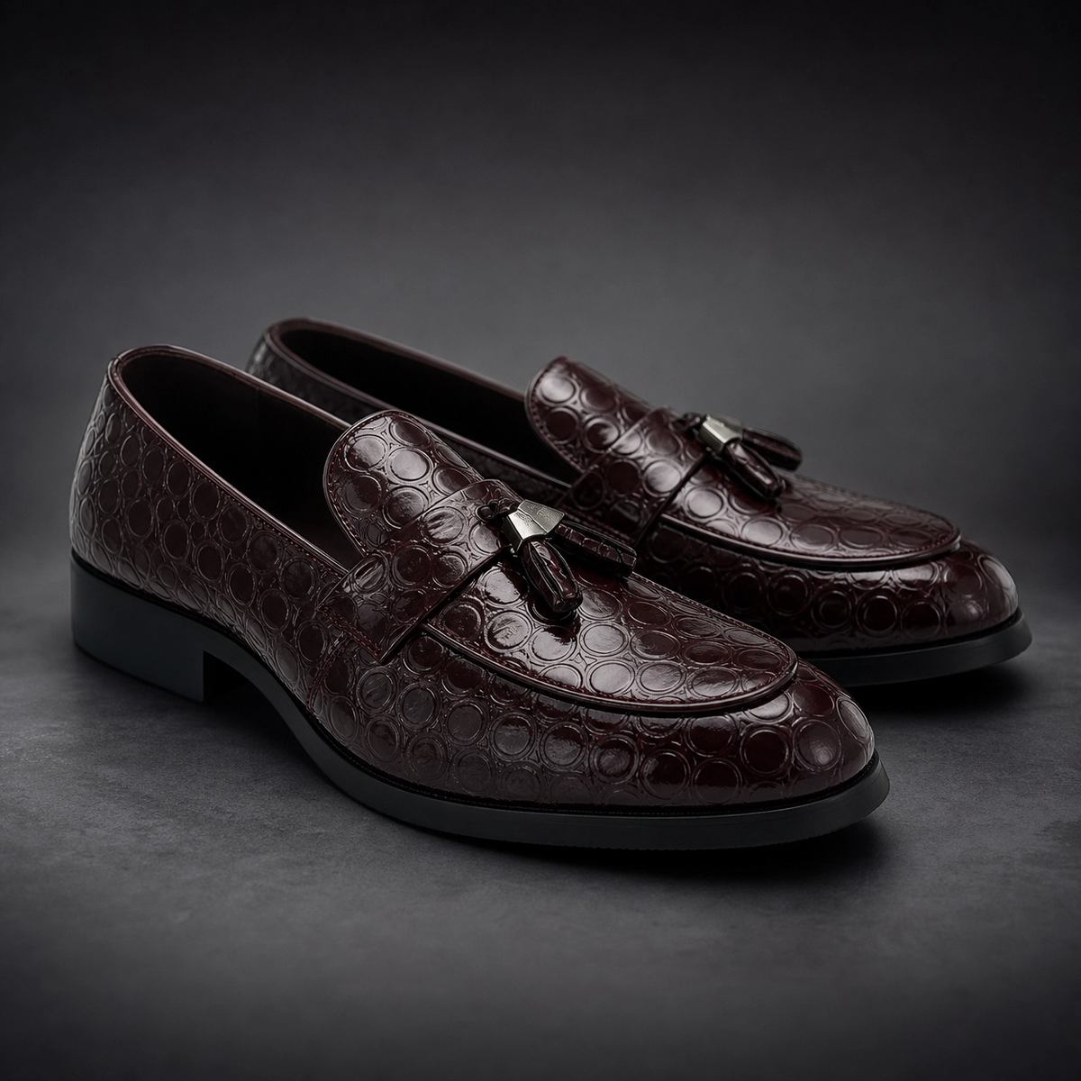 Sovereign Men's Formal Slip-On Loafers with Tassel