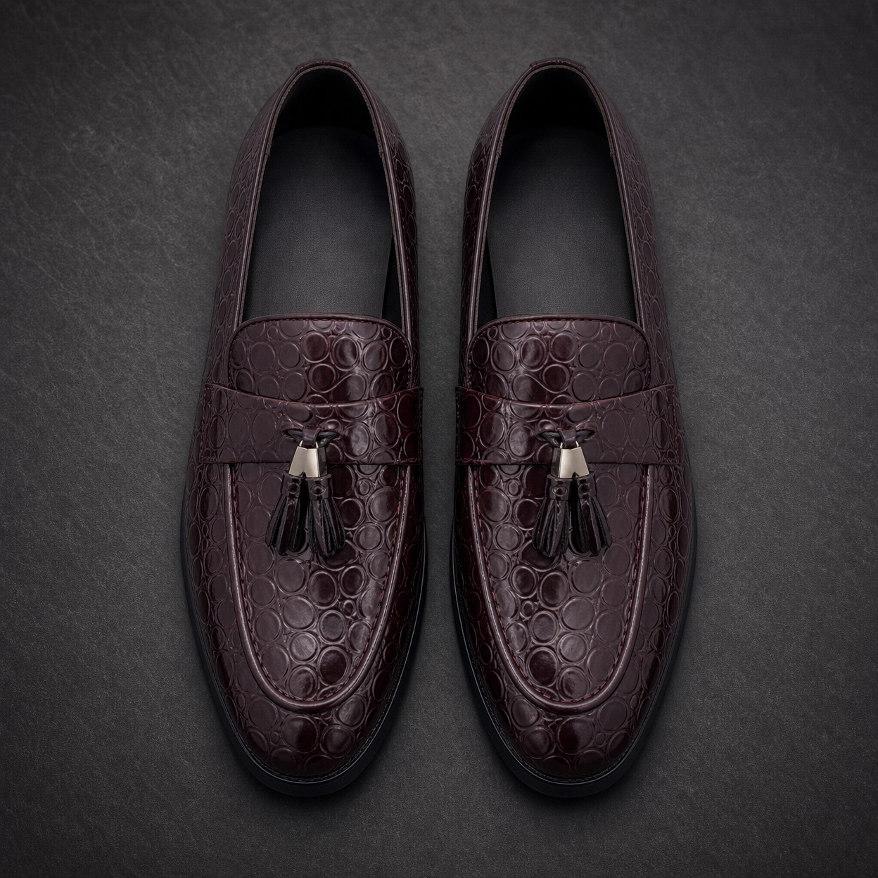 Sovereign Men's Formal Slip-On Loafers with Tassel