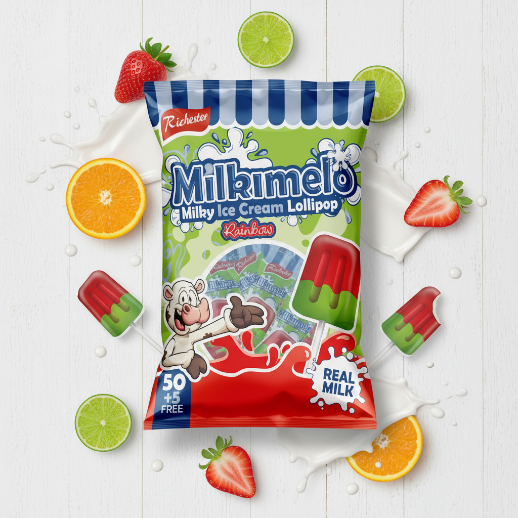 Milkimelo Rainbow Magic Lollipops 55’s