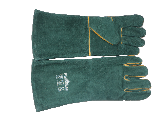 Green Lined Glove Elbow Length 8"