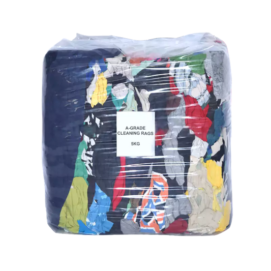A - grade Cleaning Rag (5KG Pack) Clear Bag