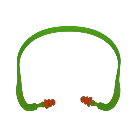 Banded Ear Plug Lime Green