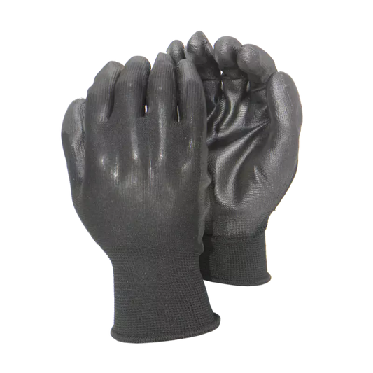 Retail Pack Black PU Coated Glove