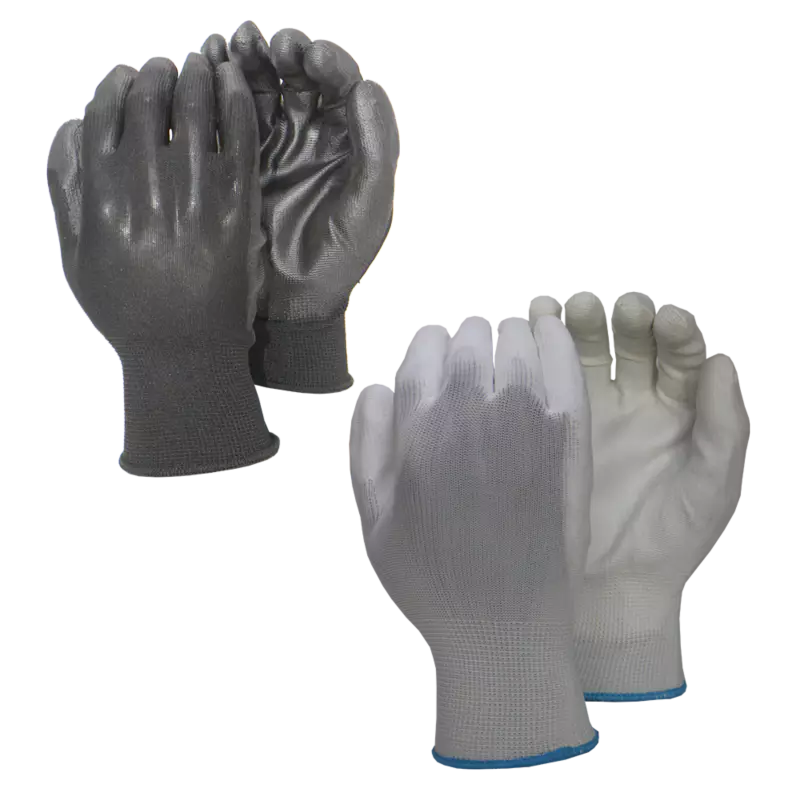 White PU Palm Coated Glove Size 10