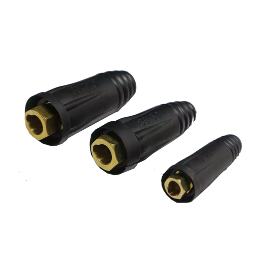 Retail Pack Cable Connector Dinse Type Female 10 - 25