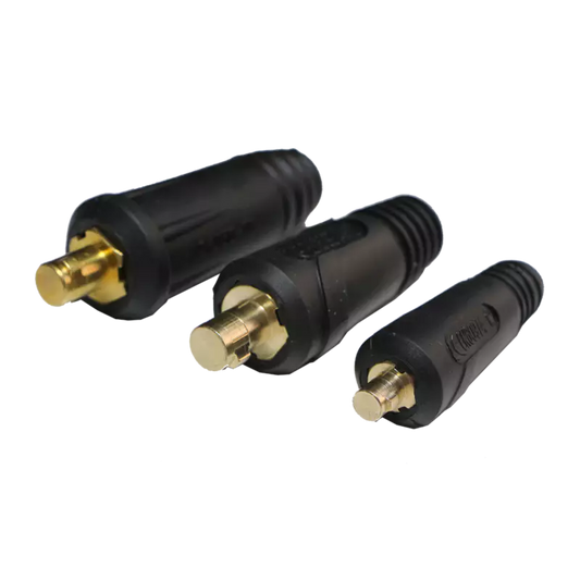 Retail Pack Cable Connector Dinse Type Male 10 - 25