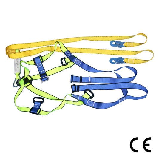Pinnacle Double Lanyard Full Body Harness With Snap Hook