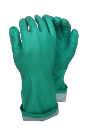 Green Nitrile Glove Open Cuff Size L