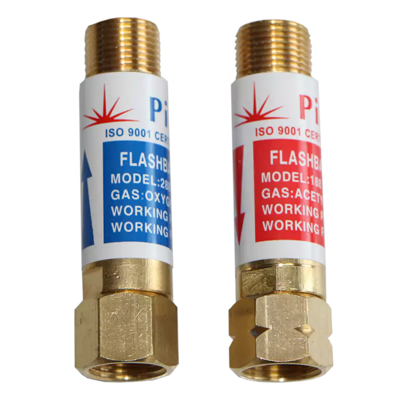 Flash Back Arrester ( Acetylene Regulator ) Brass, 3/8"