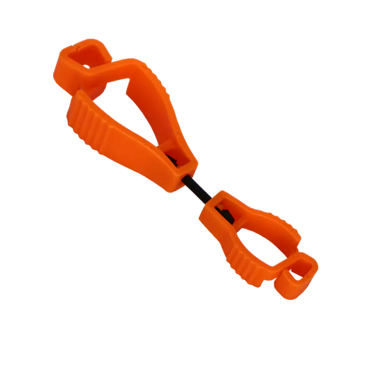 Glove Clip Plastic, Orange Colour