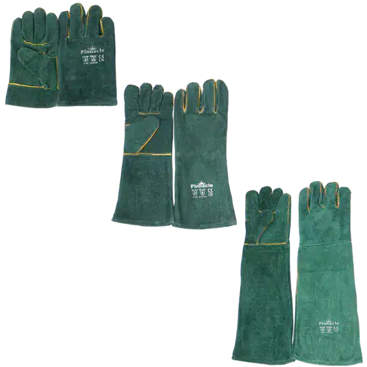 Green Lined Glove Shoulder Length 16"