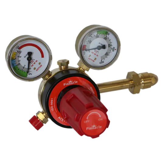 Multi Stage Acetylene Regulator Brass Bonnet - EN2503