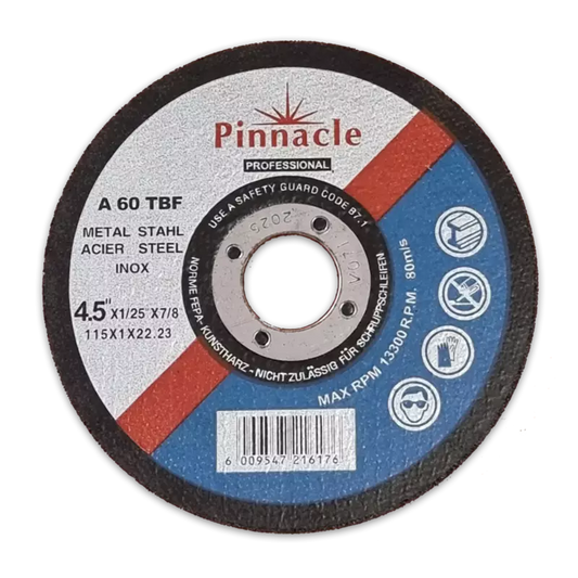 Steel Cutting Disc 115 X 1,0 X 22,2mm (4.5")
