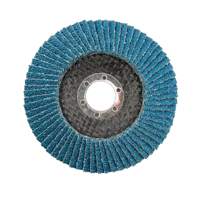 Flap Wheel Disc 115mm Grit 120 (blue) Zirconium