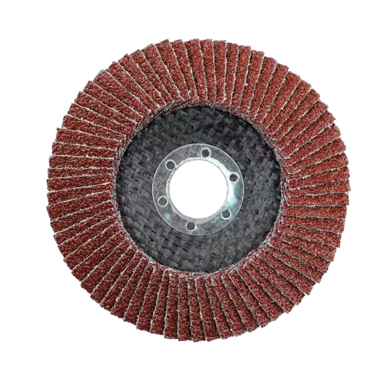 Flap Wheel Disc 115mm Grit 60 (brown) Aluminium Oxide